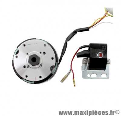 ALLUMAGE SCOOTER ARTEK K1 ROTOR INTERNE AVEC ECLAIRAGE POUR PEUGEOT 50 LUDIX, SPEEDFIGHT_3, JET FORCE