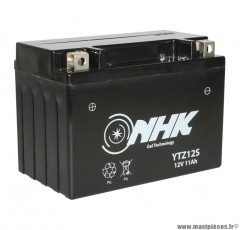 BATTERIE MOTO / SCOOTER / QUAD 12V 11 Ah YTZ12S NHK SANS ENTRETIEN GEL PRÊT A L'EMPLOI (Lg151xL87xH110)