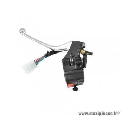 Poignée frein gauche (complète) pour scooter 50 mbk booster après 2004, stunt, slider, yamaha bw's après 2004