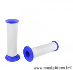 REVÊTEMENT/POIGNÉE DE GUIDON NOEND SMOOTH BLANC/BLEU * Déstockage !