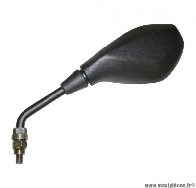 Rétroviseur gauche noir pour moto piaggio 50cc typhoon après 2011, aprilia 450-550cc rxv-sxv après 2006, 660cc pegaso 2008>2013, 750cc dorsoduro 2008>2014, shiver après 2007, 1000cc tuono après 2006 (homologué CE) * Prix spécial !