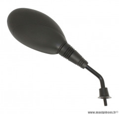 Rétroviseur noir droit m8-125 pour scooter 50cc keeway f-act, focus, hurricane, matrix / generic ideo, xor / maxi scooter 125cc peugeot lxr après 2009 (homologué)