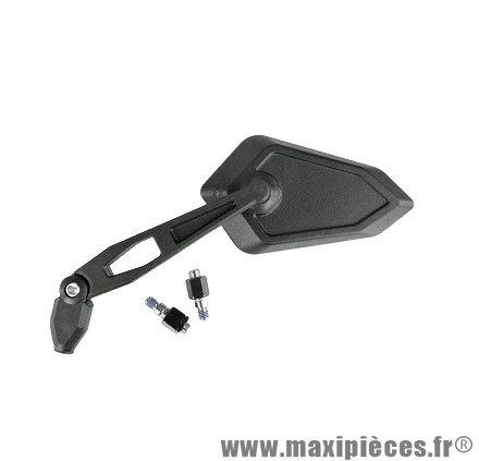Rétroviseur plastique noir réversible m8 / m10 universel (homologué)