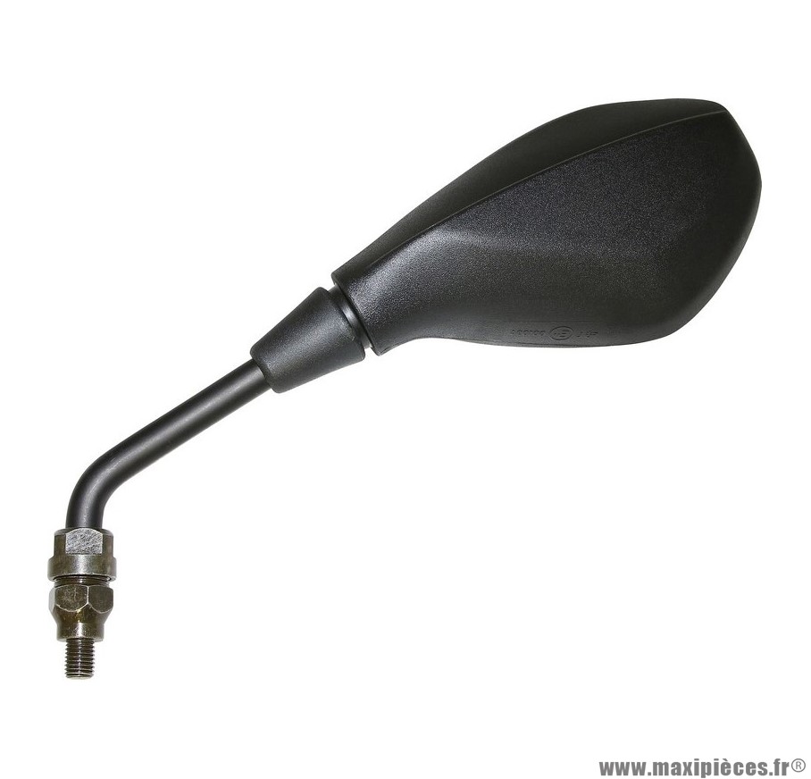 Rétroviseur gauche noir pour moto piaggio 50cc typhoon après 2011, aprilia 450-550cc rxv-sxv après 2006, 660cc pegaso 2008>2013, 750cc dorsoduro 2008>2014, shiver après 2007, 1000cc tuono après 2006 (homologué CE) * Prix spécial !