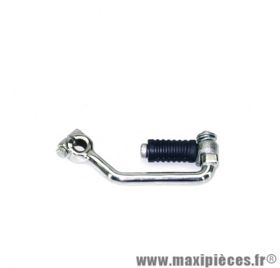 Kick démarrage acier chrome pour scooter peugeot trekker / speedfight