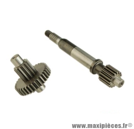 ENGRENAGE / TRANSMISSION POUR SCOOTER MARQUE DOPPLER POUR: SPEEDFIGHT / TREKKER / VIVACITY / LUDIX 15-33 / 12-