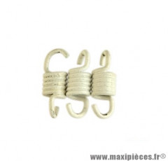 RESSORT POUR MACHOIRE D'EMBRAYAGE DE SCOOTER MARQUE DOPPLER SX86 BLANC (JEU DE 3) DIAMETRE:1.7MM