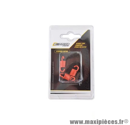 RESSORT POUR MACHOIRE D'EMBRAYAGE DE SCOOTER MARQUE DOPPLER SX86 ROUGE (JEU DE 3) DIAMETRE:1.8MM