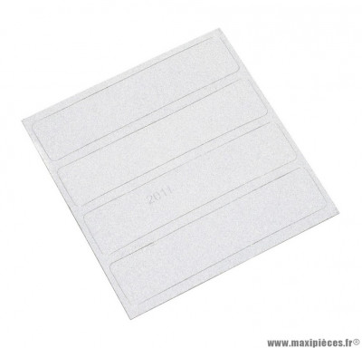 Autocollant Casque rétroréfléchissant homologué (x4)
