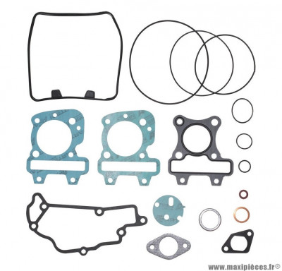 JOINT MOTEUR SCOOTER POUR: PIAGGIO 50 ZIP 4T, LIBERTY 4T, FLY 4T, VESPA ET4, VESPA LX 4T/APRILIA 50 SCARABEO 4T/DERBI 50 ATLANTIS 4T (POCHETTE COMPLETE) (TYPE ORIGINE)