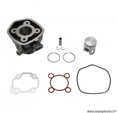 CYLINDRE PISTON DR FONTE POUR SCCOTER MBK 50 NITRO, MACH G/YAMAHA 50 AEROX, JOG R /MALAGUTI 50 F12, F15 LIQUIDE/APRILIA 50 SR LIQUIDE