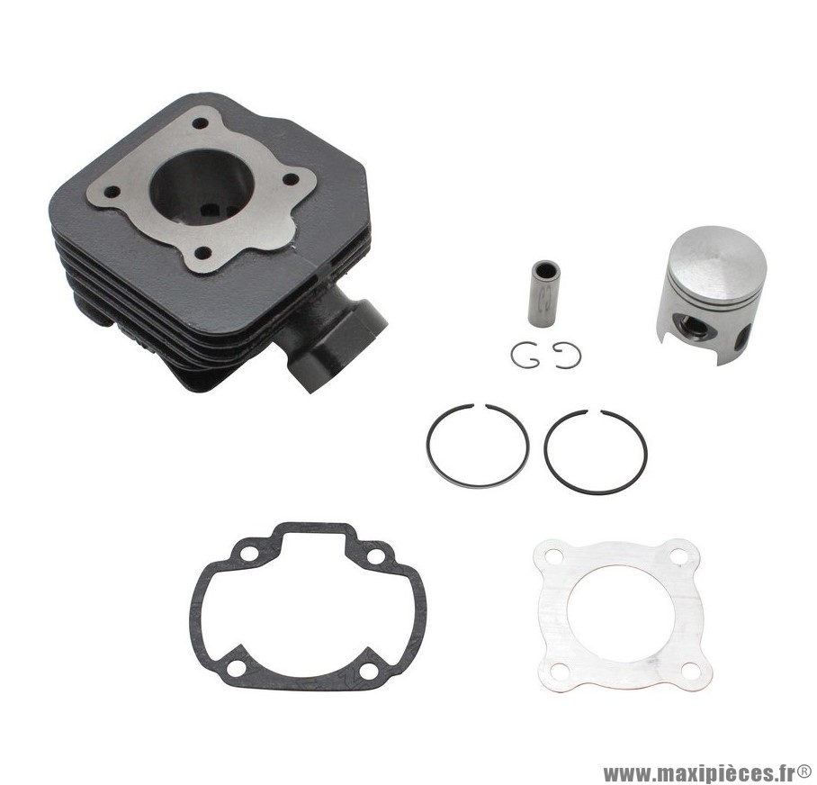 CYLINDRE PISTON DE SCOOTER DR FONTE POUR PEUGEOT 50 TKR, TREKKER, SPEEDFIGHT AIR, VIVACITY, BUXY, SQUAB, ZENITH, ELYSEO