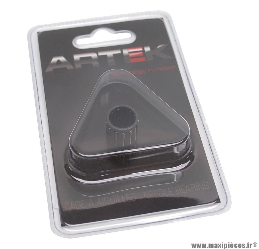 CAGE A AIGUILLES DE PISTON ARTEK 12x15x15 POUR MINARELLI 50 AM6/DERBI 50 SENDA/PEUGEOT 50 TKR, SPEEDFIGHT, XPS/MBK X-POWER/YAMAHA 50 TZR/RIEJU 50 RS1, SMX,BOOSTER