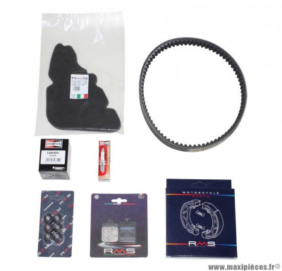 Kit entretien pour maxi scooter 125cc piaggio liberty 4T la poste 2005>2011