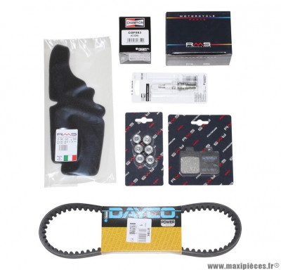 Kit entretien pour maxi scooter 125cc piaggio vespa lx après 2005