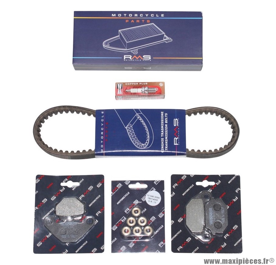 Kit entretien pour maxi scooter 125cc kymco agility après 2006 (16 pouces)
