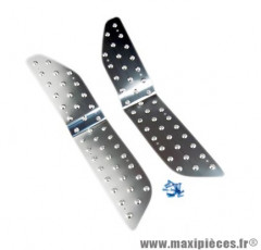 Marche pied (2 pieces) Tun'r alu argent pour maxi scooter t max