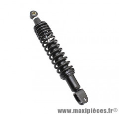 Amortisseur ressort noir réglable dureté pour maxi scooter yamaha 125/250 majesty 1998-2004 ; MBK 125/250 Skyliner de 1998-2004.