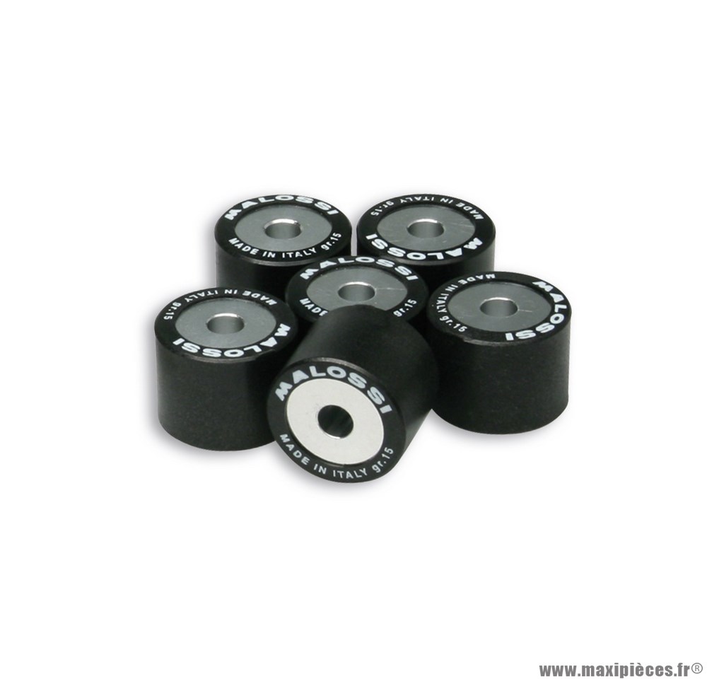 6 Galets Malossi HTRoll Ø 23x18 20grs pour variateur origine et multivar 2000