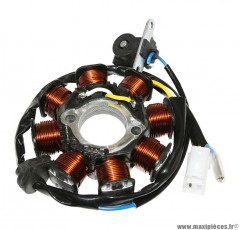 Stator allumage maxi-scooter pour kymco 125 agility 4 temps 2008>2013 (8 poles) (00131053) - Top Perf -