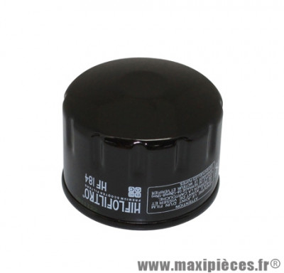 Filtre à huile Hiflofiltro HF184 pour Maxi-Scooter PIAGGIO 500cc X9 400cc MP3, PEUGEOT 500cc SATELIS, APRILIA 400/500cc ATLANTIC ET SCARABEO 2002>, GILERA 500cc NEXUS 2003>