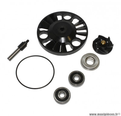 Kit réparation pompe à eau maxi-scooter pour Piaggio 125 mp3, 125 x evo, 125 x7, 125 x8, 125 x9, 125 vespa gts / aprilia 125 atlantic / gilera 125 nexus (roulements diamètre 28) - Type origine, Top Perf