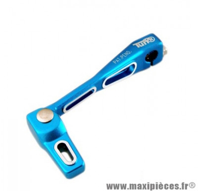 Sélecteur vitesse alu bleu (repliable) pour 50 a boite derbi senda euro 2/3