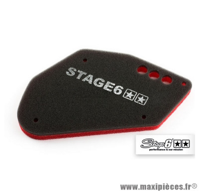 Mousse de filtre à air marque Stage 6 Double Mousse" pour Derbi Senda Euro2