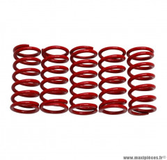 Ressorts embrayage renforcés x5 racing pour 50 a boite derbi senda, gpr / gilera smt, rcr