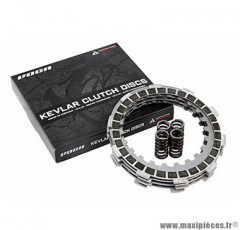 Kit disque d'embrayage Voca Race-clutch pour 50 a boite minarelli am6-mbk x-power, x-limit-yamaha tzr, dtr-peugeot xps, xr6-rieju 50 rs1, smx-beta rr