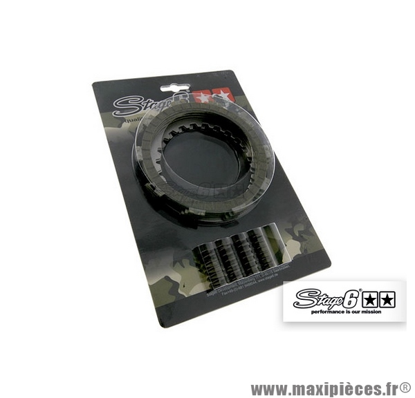 Disques d'embrayage carbone Stage 6 Racing" pour AM6