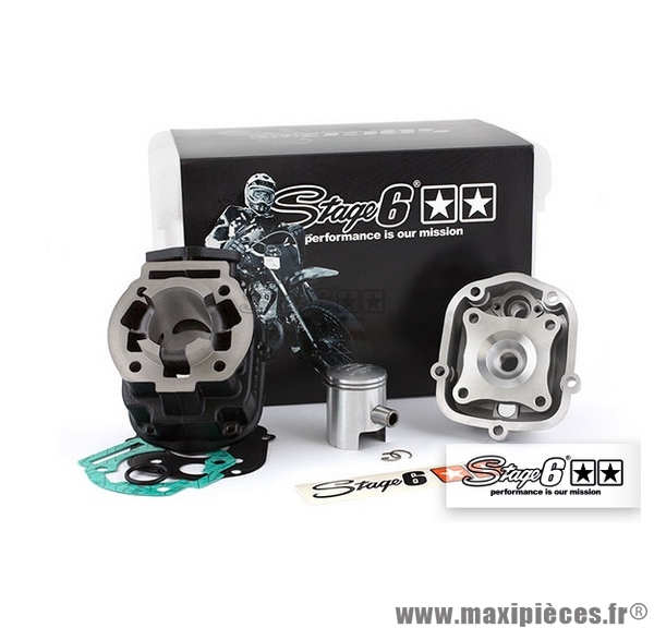 Kit haut moteur complet stage 6 street race fonte pour moteur euro 3 derbi senda drd x-treme x-race sm gpr gilera rcr smt aprilia rs rx sx ...