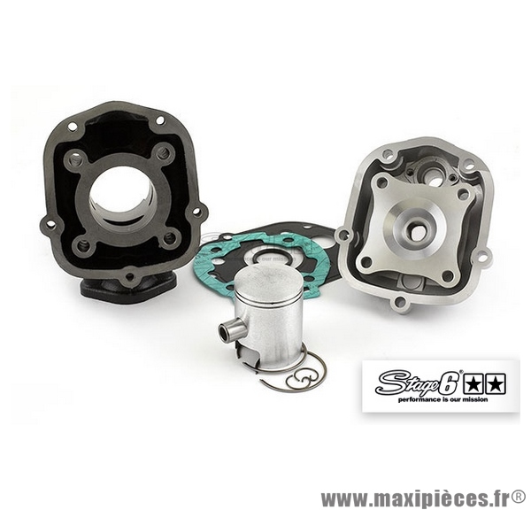 Kit haut moteur complet stage 6 street race fonte pour moteur euro 3 derbi senda drd x-treme x-race sm gpr gilera rcr smt aprilia rs rx sx ...