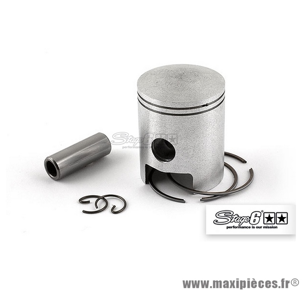 Piston 50cc StreetRace Fonte" marque Stage 6 diamètre 40mm pour Derbi Euro2 / Euro3