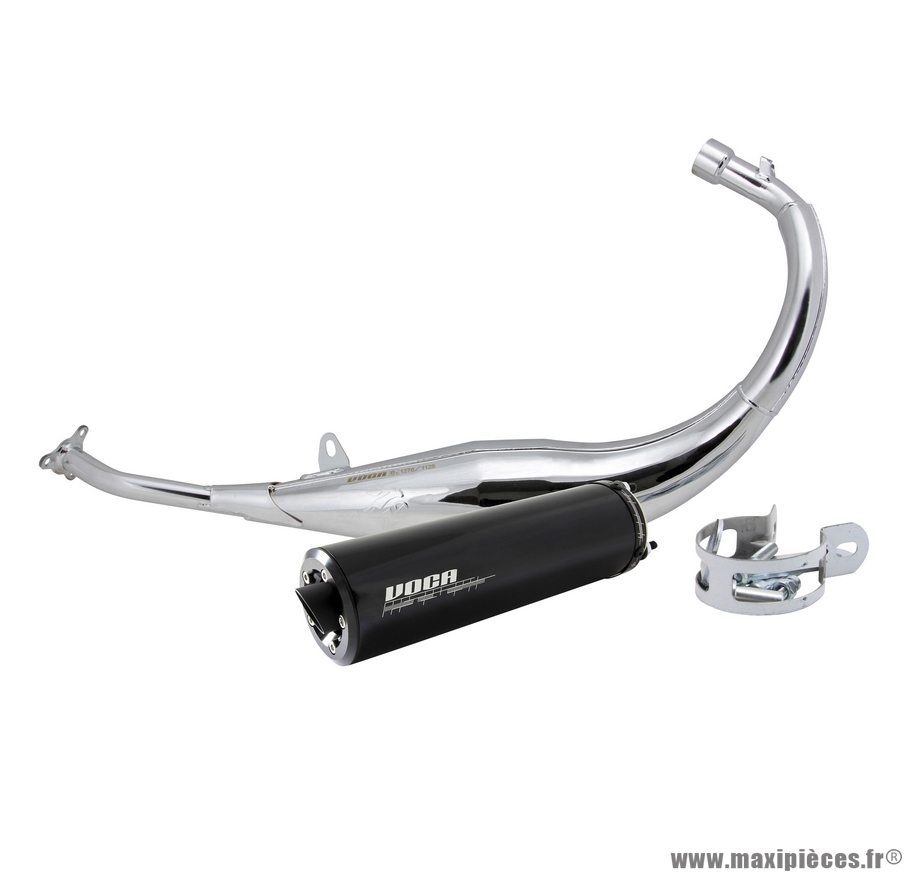 Pot d'échappement Voca Chromed pour 50 à boite derbi senda, gpr-aprilia rs4-gilera smt, rcr