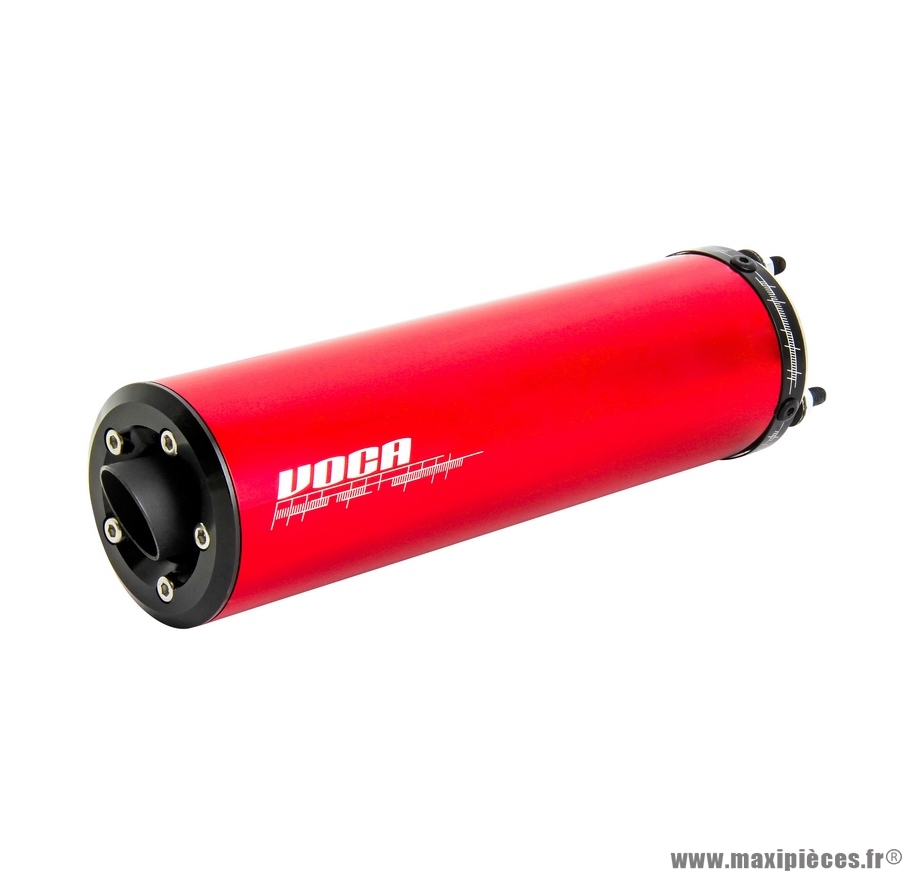 Silencieux/Cartouche Voca pour 50 a boite pour pot rookie, chromed, scr racing, metrakit sp pro race, barikit