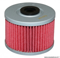 Filtre à huile Hiflofiltro HF112 (50x38mm) pièce pour Moto : HONDA 250 XLR, 250 XR R, 400 XR R, 600 XR R, 650 XR R, 650 DOMINATOR-KAWASAKI 250 KLX, 450 KLX R