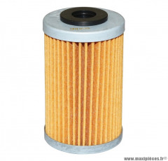 Filtre à huile Hiflofiltro HF655 (41x69mm) pièce pour Moto : KTM 250 EXC 2000>2012, 450 EXC 2012>2014, 450 SMR 2013>, 650 SUPERMOTO 2007>-HUSQVARNA 450 FC 2016>, 450 FE 2014>