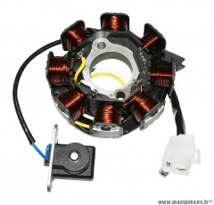 Stator allumage scooter pour kymco 50 agility 4 temps 2005>2008, dink 4 temps 2007>, people - s 2006>2008, sento 2008>, vitality 4 temps 2004> (8 poles) (00103125) - Top Perf -