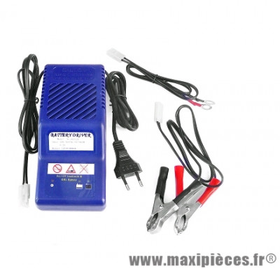 Chargeur et maintien de batterie acsa 12v 0.9a pièce pour Scooter, Mécaboite, Maxi Scooter, Moto, Quad