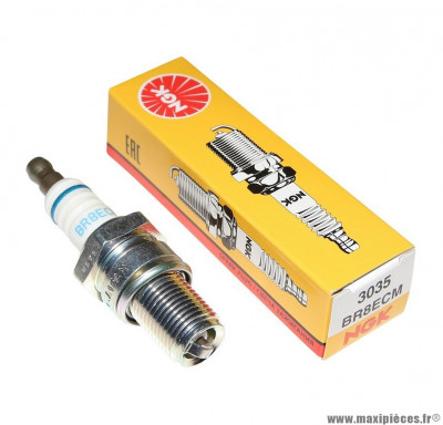 Bougie ngk br8ecm (3035) pièce pour Scooter, Mécaboite, Mobylette, Maxi Scooter, Moto, Quad