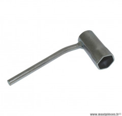Clé à bougie coudé 21mm l55mm pour scooter peugeot / piaggio après 2011