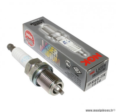 Bougie ngk ifr6g-11k (1314) pièce pour Scooter, Mécaboite, Mobylette, Maxi Scooter, Moto, Quad