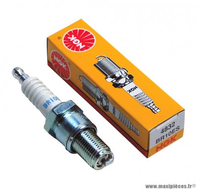Bougie ngk br10es (4832) pièce pour Scooter, Mécaboite, Mobylette, Maxi Scooter, Moto, Quad