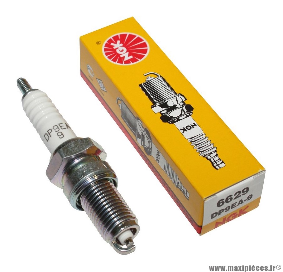 Bougie ngk dp9ea-9 (6629) pièce pour Scooter, Mécaboite, Mobylette, Maxi Scooter, Moto, Quad * Prix spécial !