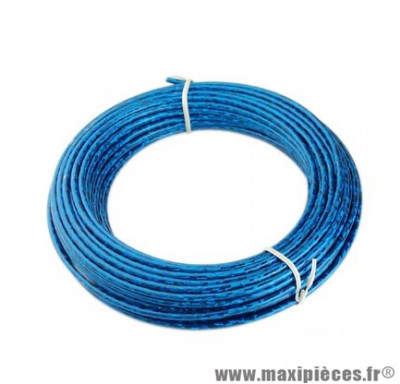 Gaine tun'r lazer bleu Ø5mm rouleau de 25 metres Ø interieur 4mm