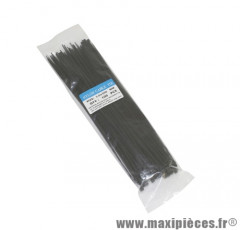 Collier de serrage (Rilsan / Rislan / Colson) noir longueur 290mm largeur 3,5mm (x100)