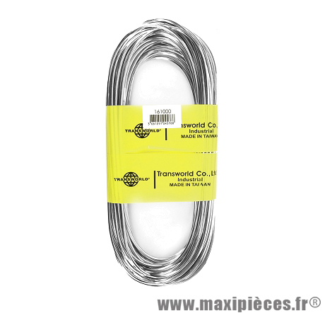 Gaine chrome Ø5mm rouleau de 25 metres Ø interieur 4mm