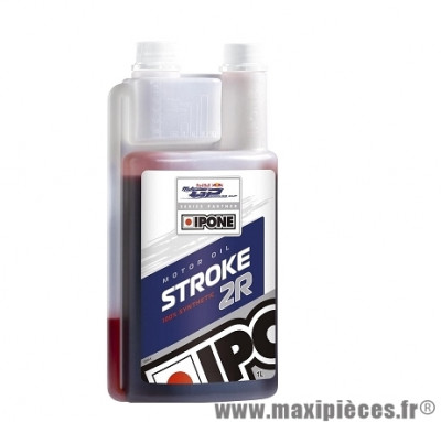 Huile Ipone 2 temps stroke 2r 100% synthèse red bull moto gp rookies cup vendu en 1L pièce pour Scooter, Mécaboite, Mobylette, Moto, Quad, Maxi Scooter