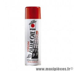 Huile Ipone liquide air filter Oil vendu en 500ml pièce pour Scooter, Mécaboite, Mobylette, Maxi Scooter, Quad, Moto